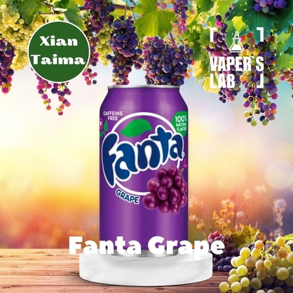 Фото, Видео, Премиум ароматизаторы для электронных сигарет Xi'an Taima "Fanta Grape" (Фанта виноград) 