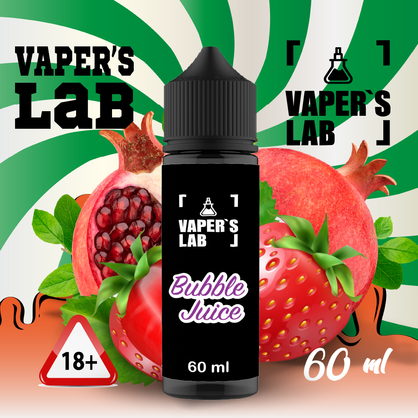 Фото, Видео на жидкость для вейпа Vapers Lab Bubble juice 60 ml