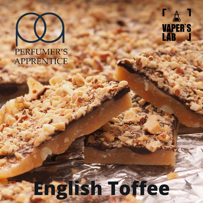 Фото, Відеоогляди на Преміум ароматизатор для електронних сигарет TPA "English Toffee" (Англійська іриска) 