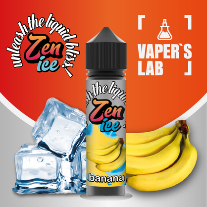 Фото рідини для електронних сигарет zen ice banana