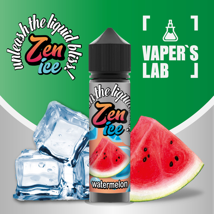 Фото жижі для вейпа zen ice watermelon