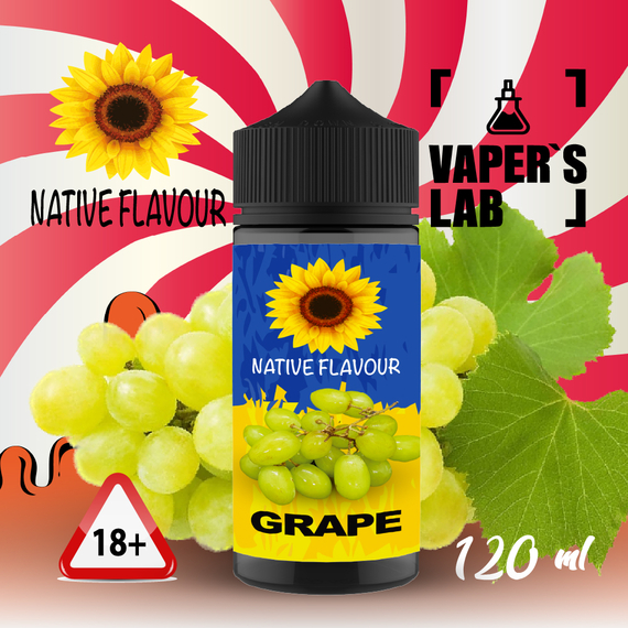 Отзывы  заправка для вейпа native flavour grape 120 ml