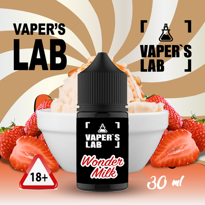 Фото, Видеообзор на жижку Salt Vaper's LAB Salt Wonder milk 30 ml