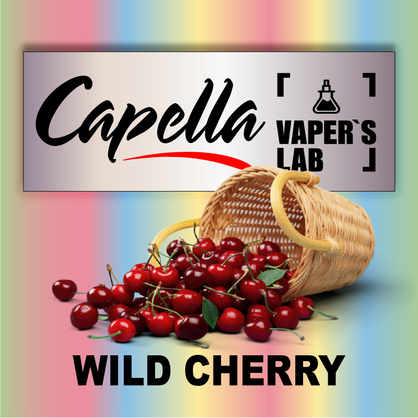 Фото на Ароматизатори Capella Wild Cherry with Stevia Дика Вишня