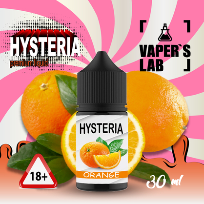 Фото, Видеообзор на жижку Salt Hysteria Salt Orange 30 ml