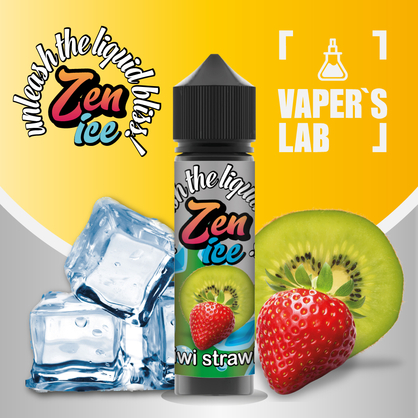 Фото жижі для вейпа zen ice kiwi strawberry