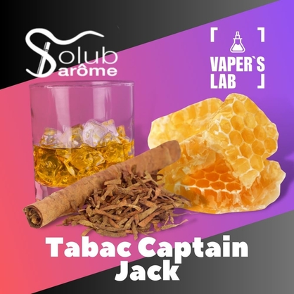 Фото, Відеоогляди на Компоненти для самозамісу Solub Arome "Tabac Captain Jack" (Тютюн з медом та віскі) 