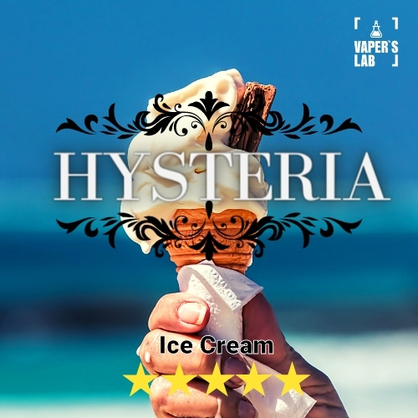 Фото лучшие жидкости для парения hysteria ice cream 60 ml