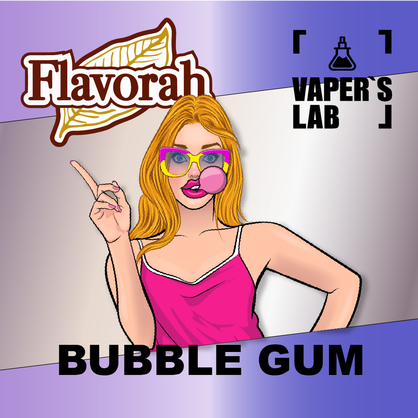 Фото на Ароматизатори Flavorah Bubble Gum Жувальна гумка