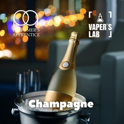 Фото, Відеоогляди на Натуральні ароматизатори для вейпів TPA "Champagne" (Шампанське) 