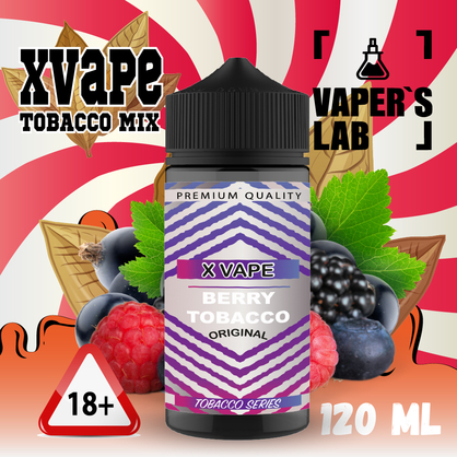 Фото купить жидкость xvape berry tobacco 120 мл