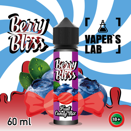 Фото жидкости для вейпа berry bliss fruit candy mix (фруктовые конфеты)