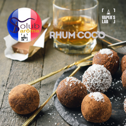 Фото, Відеоогляди на Компоненти для рідин Solub Arome "Rhum Coco" (Ром з кокосом) 