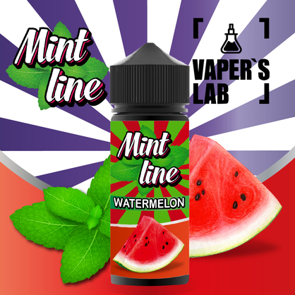 Фото рідини для електронних сигарет mint watermelon 120 ml