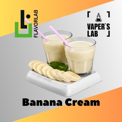 Фото на Аромки для вейпа для вейпа Flavor Lab Banana Cream 10 мл