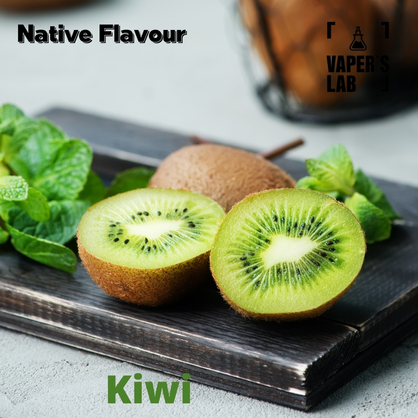 Фото, Відеоогляди на Ароматизатор для самозамісу Native Flavour "Kiwi" 30мл 