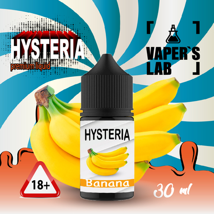 Фото, Відеоогляди на Жижу Salt Hysteria Salt Banana 30 ml