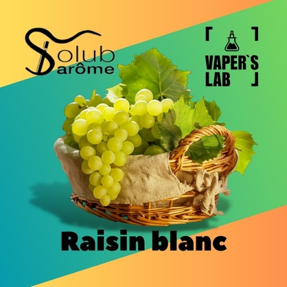 Фото, Відеоогляди на Ароматизатори для рідини вейпів Solub Arome "Raisin blanc" (Білий виноград) 