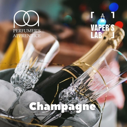 Фото, Відеоогляди на Натуральні ароматизатори для вейпів TPA "Champagne" (Шампанське) 