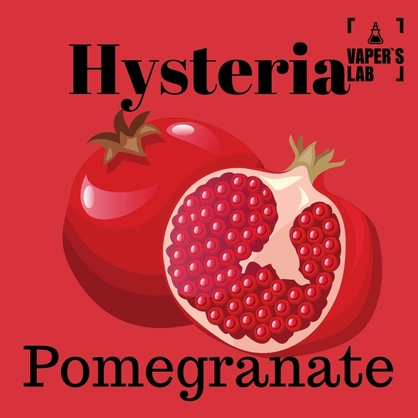 Фото, Відео на Жижку для вейпа Hysteria Pomegranate 100 ml