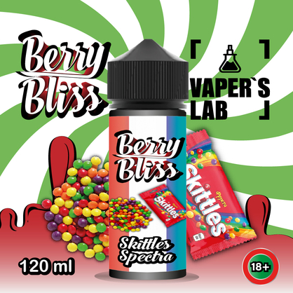 Фото жижи для вейпа berry bliss skittles spectra 120 мл (конфеты скитлс)