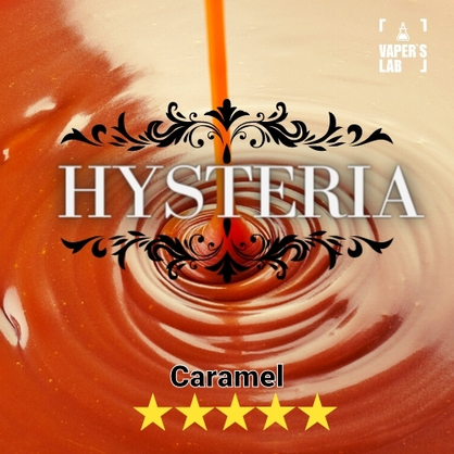 Фото заправка для вейпа с никотином hysteria caramel 60 ml