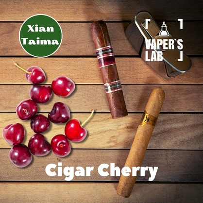 Фото, Видео, Ароматизаторы для вейпа купить украина Xi'an Taima "Cigar Cherry" (Сигара с вишней) 