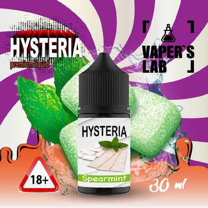 Фото, Відеоогляди на Жижу Salt Hysteria Salt Spearmint 30 ml