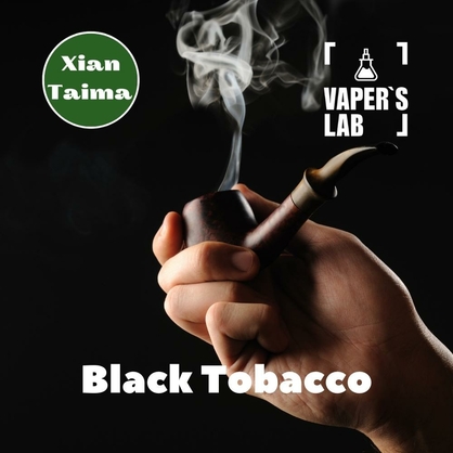 Фото, Відеоогляди на Натуральні ароматизатори для вейпів Xi'an Taima "Black Tobacco" (Чорний Тютюн) 