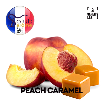 Фото, Видео, Купить ароматизатор Solub Arome "Peach Caramel" (Персик с карамелью) 