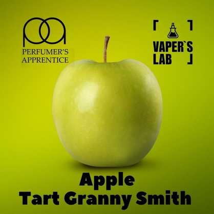 Фото, Відеоогляди на Ароматизатор для жижи TPA "Apple (Tart Granny Smith)" (Зелене яблуко) 