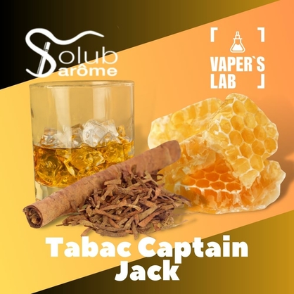 Фото, Відеоогляди на Компоненти для самозамісу Solub Arome "Tabac Captain Jack" (Тютюн з медом та віскі) 