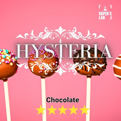 Фото, Видео на Жидкости для вейпа Hysteria Chocolate 30 ml