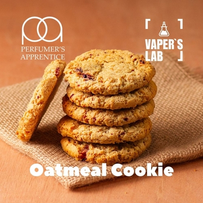 Фото, Видео, Ароматизаторы для вейпа купить украина TPA "Oatmeal Cookie" (Овсяное печенье) 