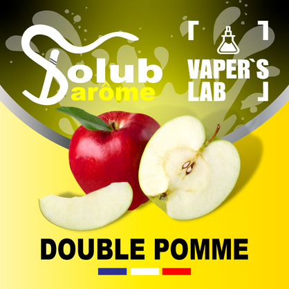 Фото, Видео, ароматизатор для самозамеса Solub Arome "Double pomme" (Красное и зеленое яблоко) 