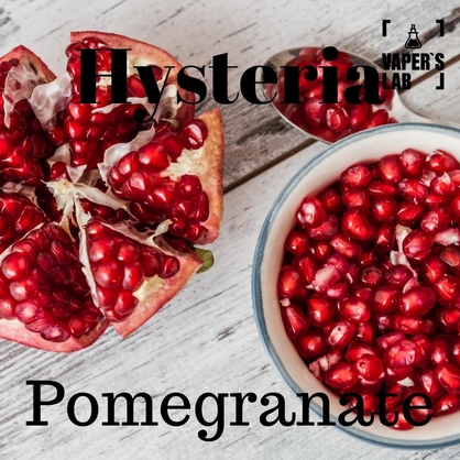 Фото, Відео на Жижку для вейпа Hysteria Pomegranate 100 ml