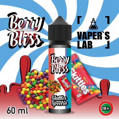 Фото жидкости для вейпа berry bliss skittles spectra 60 мл (конфеты скитлс)