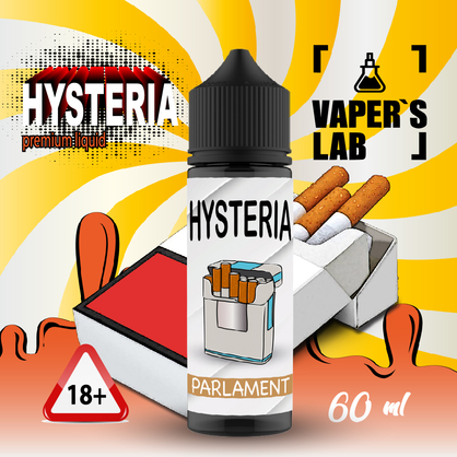 Фото рідини для вейпа hysteria parlament 30 ml