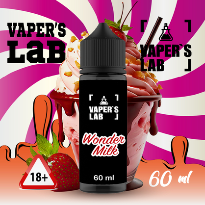 Фото, Видео на Жижи Vapers Lab Wonder milk 60 ml