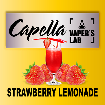 Фото на Аромку Capella Strawberry Lemonade Полуничний лимонад