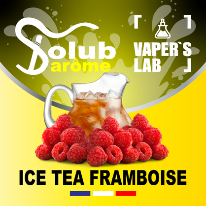 Фото, Відеоогляди на Арома для самозамісу Solub Arome "Ice-T framboise" (Малиновий чай) 