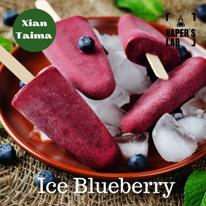 Фото, Видео, Ароматизаторы вкуса Xi'an Taima "Ice Blueberry" (Черника с холодком) 