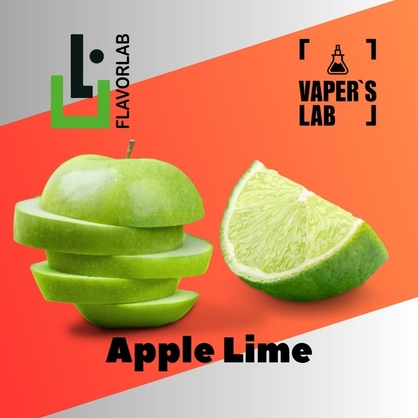 Фото на Ароматизаторы для вейпа Flavor Lab Apple Lime 10 мл