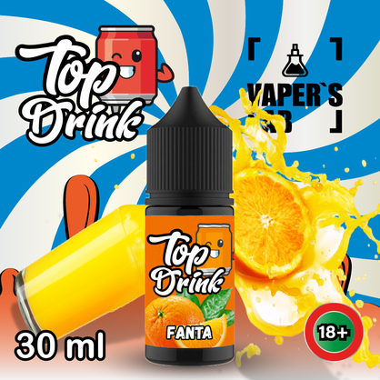 Фото, Видеообзор на жижку Salt Top Drink SALT Fanta 30 ml