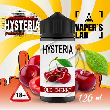 Фото жижа для вейпа до 100 грн hysteria old cherry 100 ml