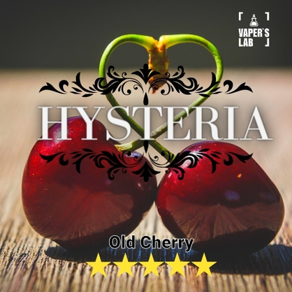 Фото рідина для електронних сигарет hysteria old cherry 30 ml