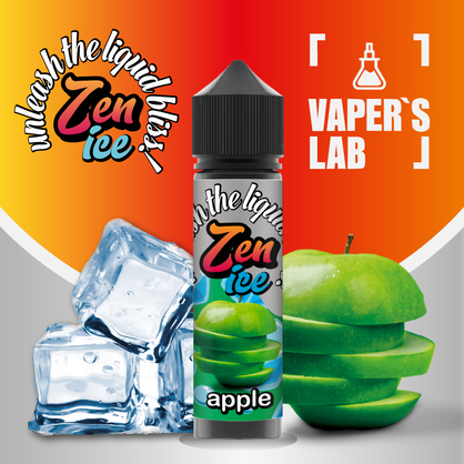 Фото жижки для вейпа zen ice apple