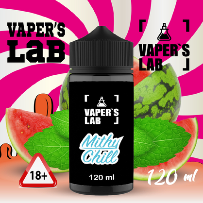 Фото купить жижу для вейпа без никотина vapers lab minty chill 120 ml