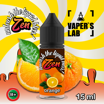 Фото, Видеообзор на жижку Salt ZEN Salt Orange 15 ml