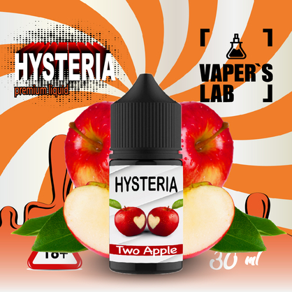 Фото, Видеообзор на жижку Salt Hysteria Salt Two Apple 30 ml